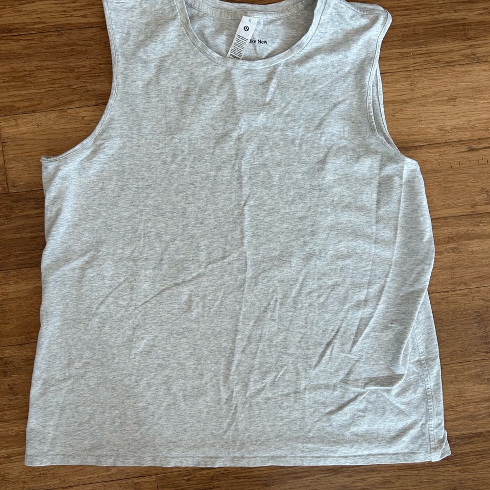 Lululemon Like New Gray Muscle Tee Tank Top